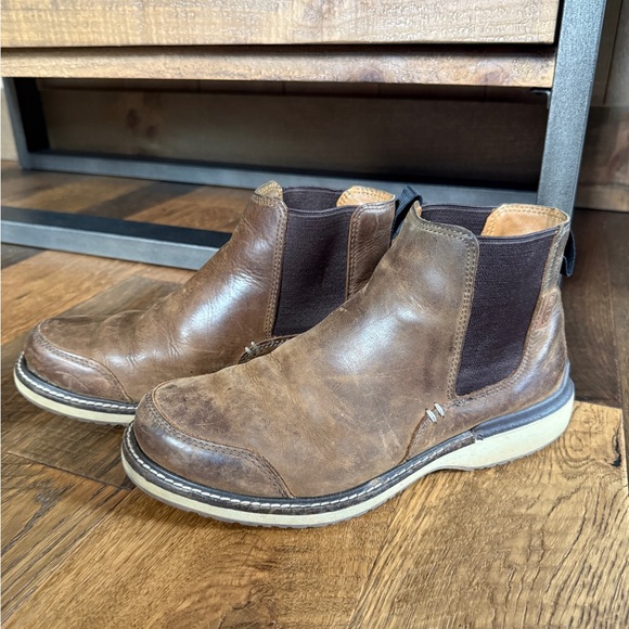 Keen Men's Brown Leather Chelsea Boots - Picture 6 of 7
